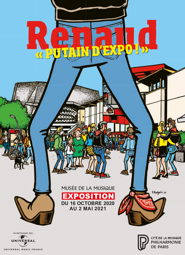 Affiche Renaud, putain d'expo !